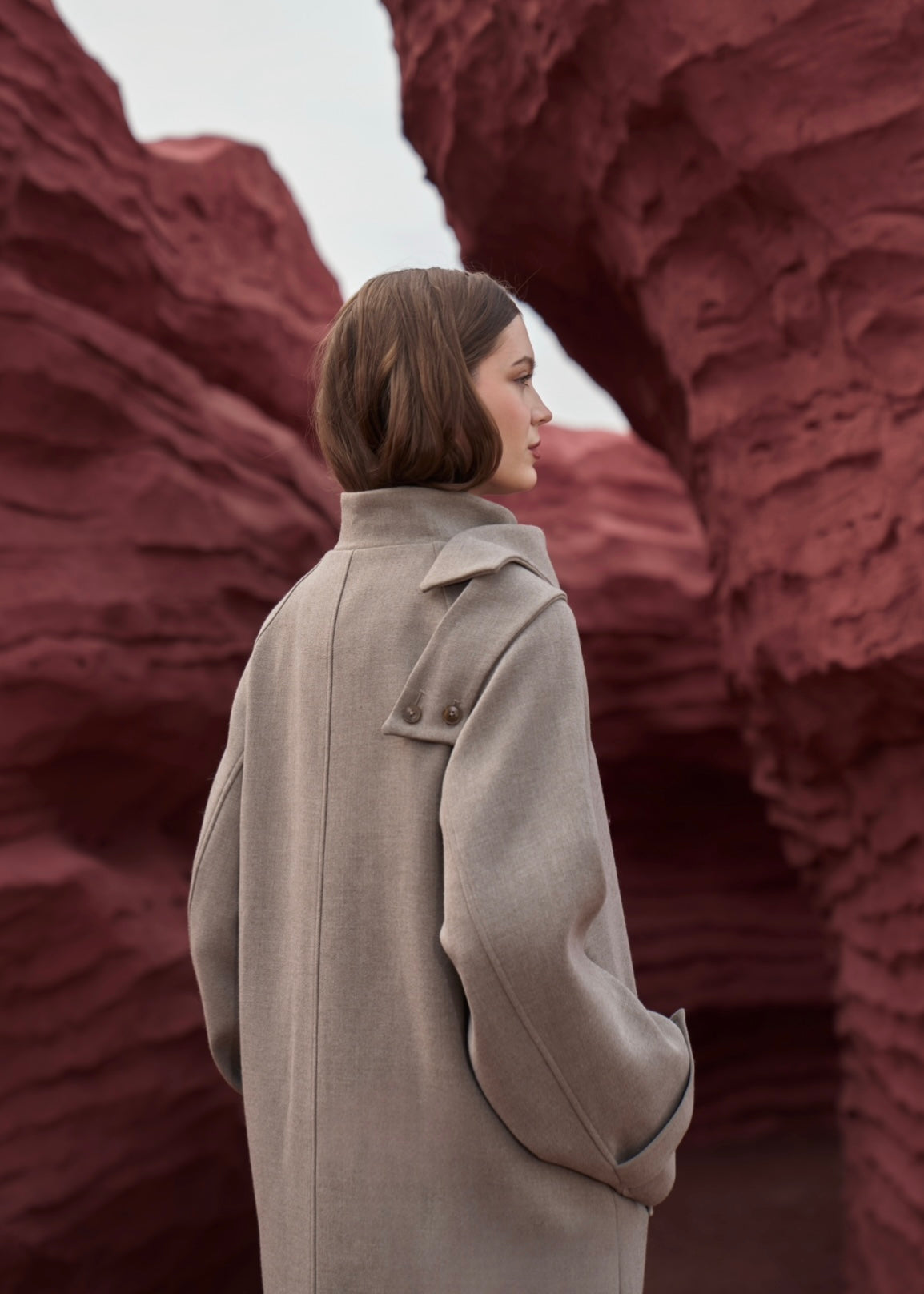 Collared Long Coat (oversized)