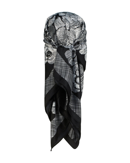 Midnight Lace Scarf