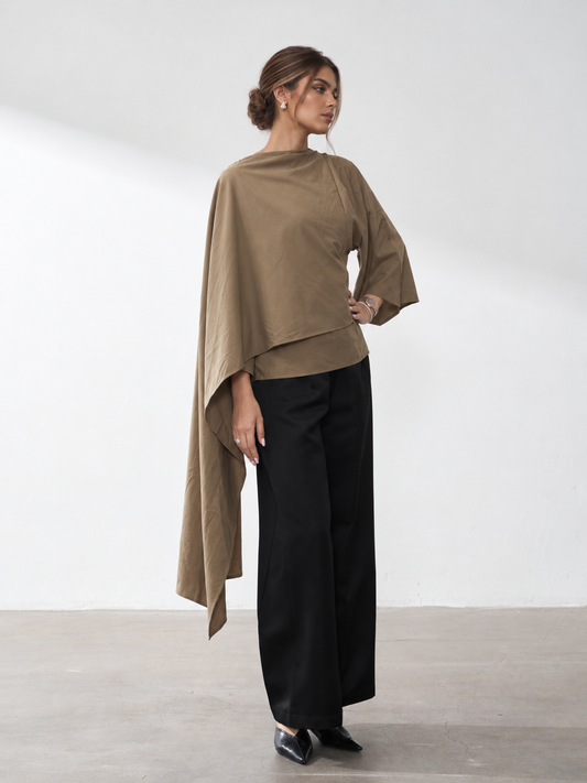 Linen elegant top لنن اليقنت توب