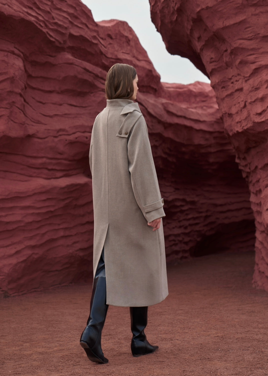 Collared Long Coat (oversized)