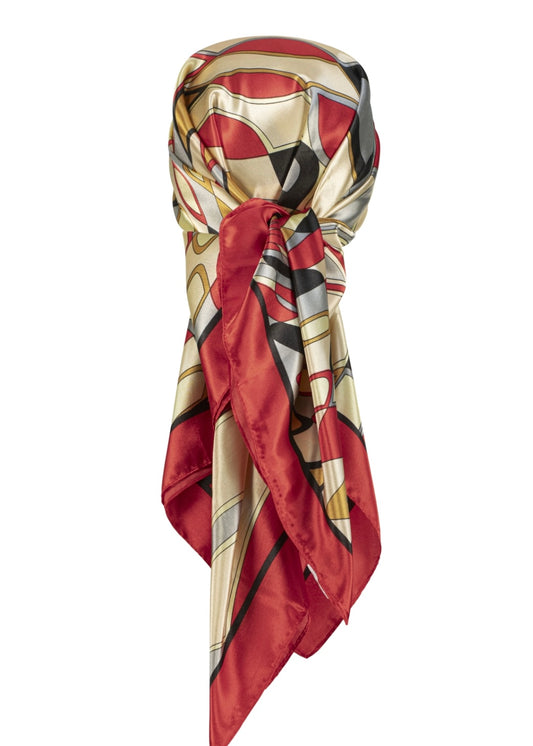 Red enclave scarf