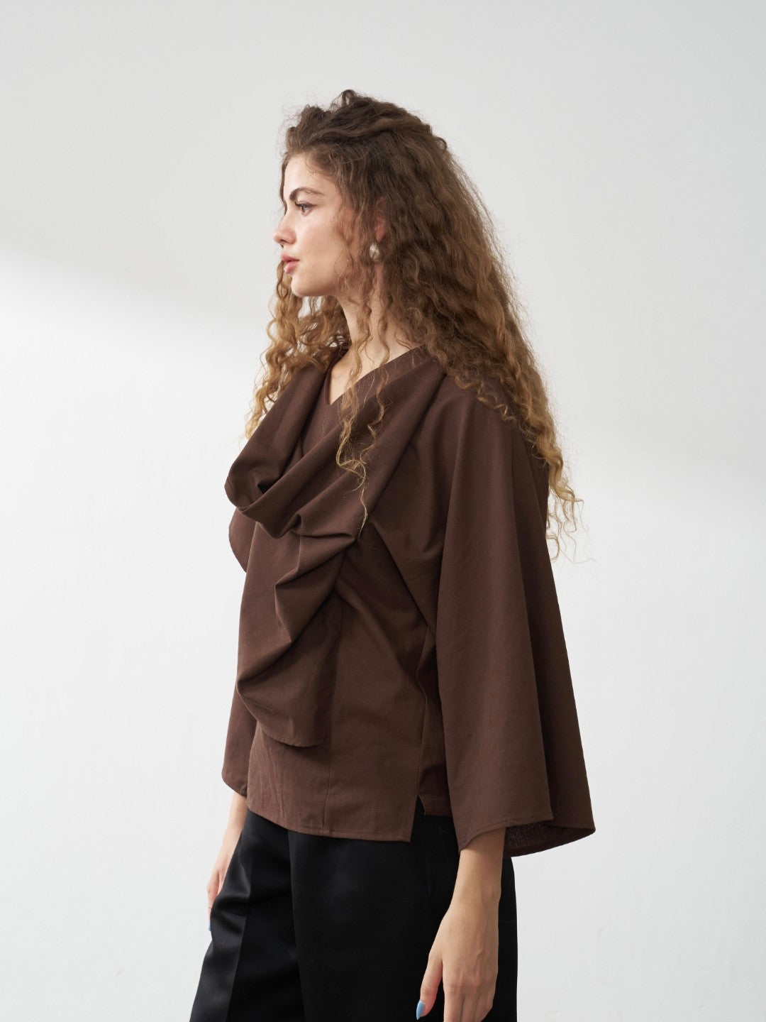 Linen elegant top لنن اليقنت توب