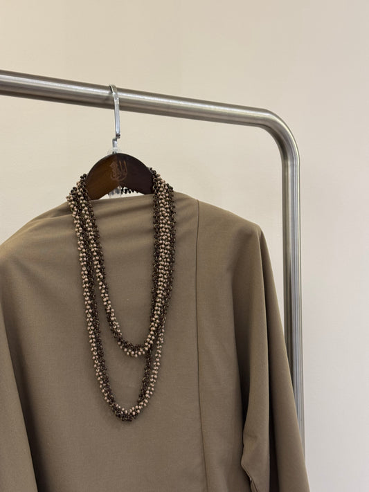 Earthy long necklace