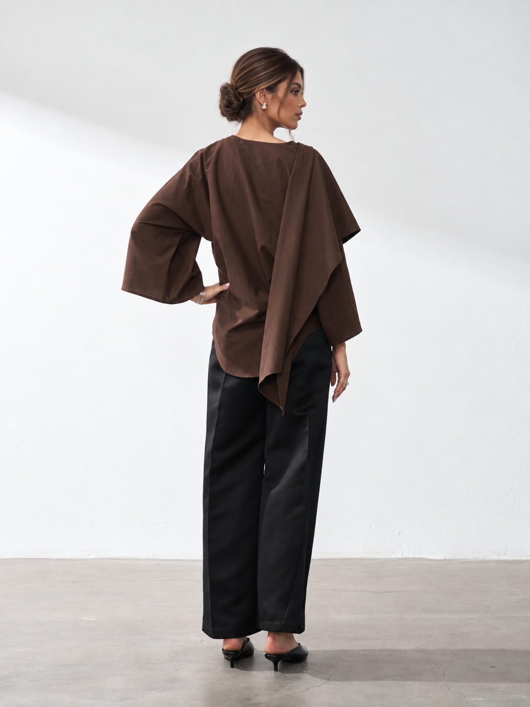 Linen elegant top لنن اليقنت توب