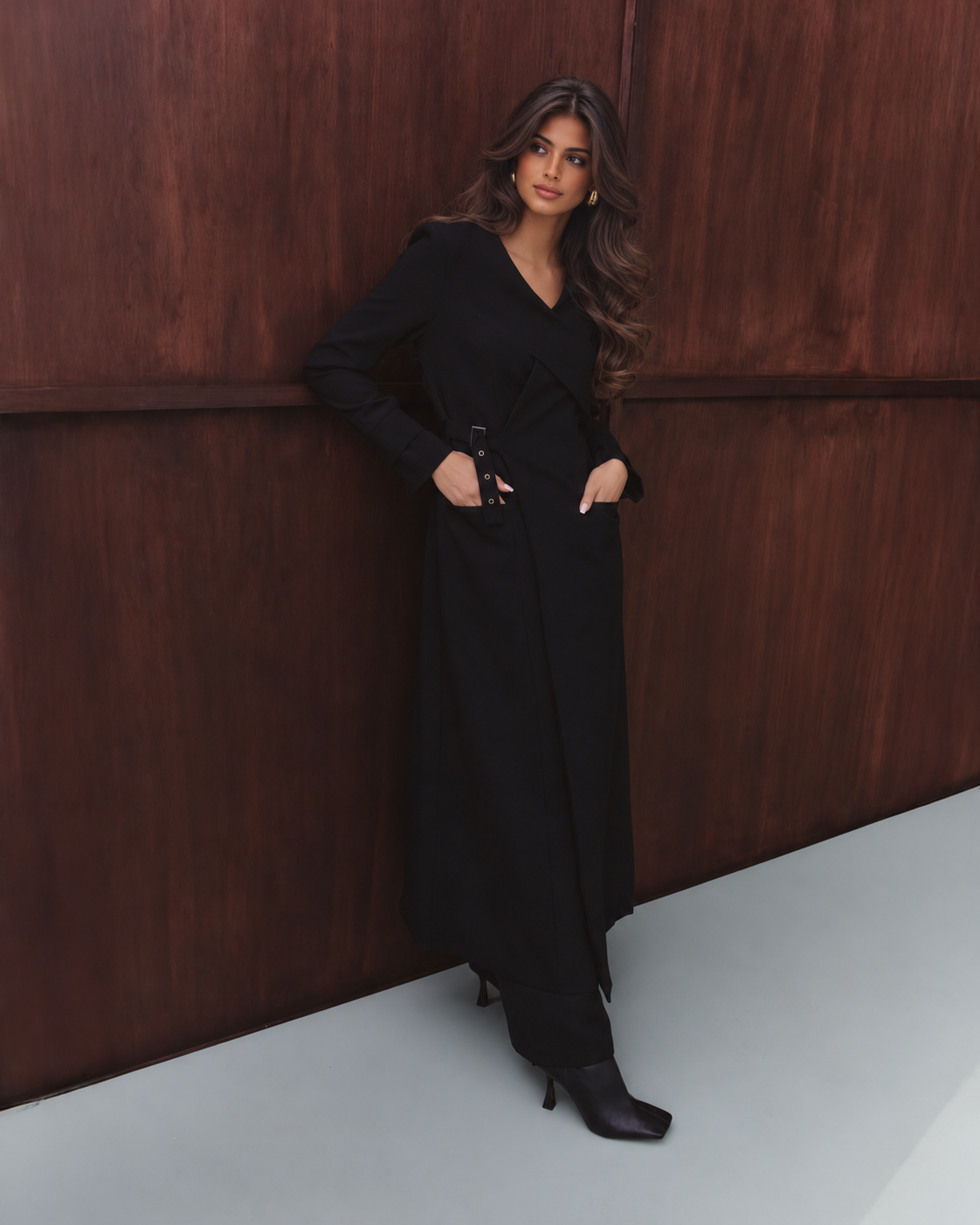 Long black blazer بليزر لونج بلاك