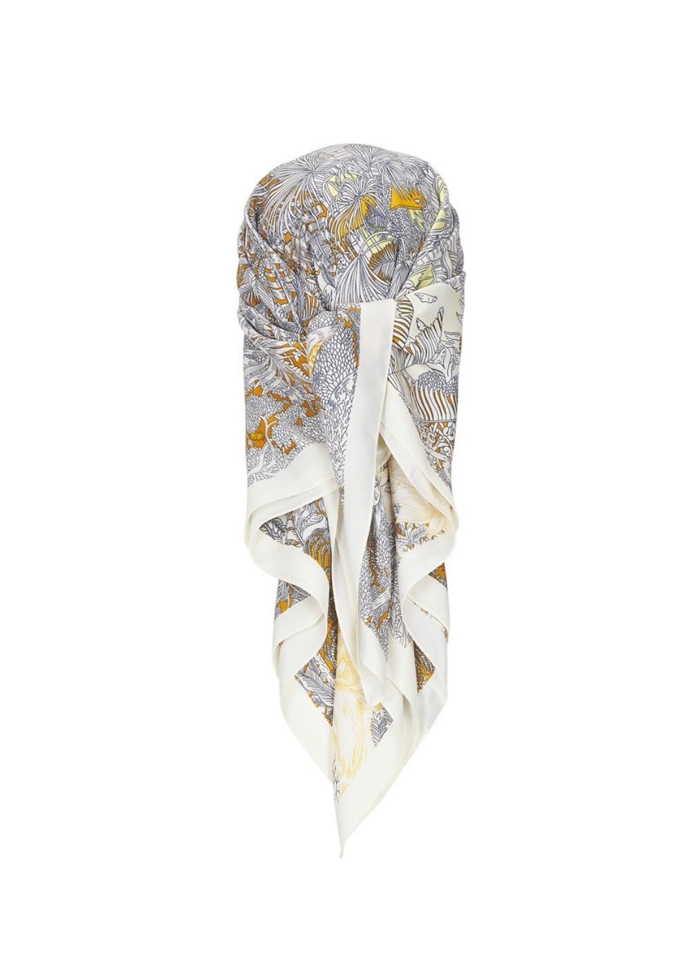 Jungle sketch scarf